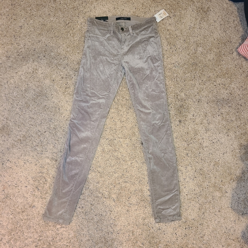 NWT J Brand Suede Mid Rise Pants